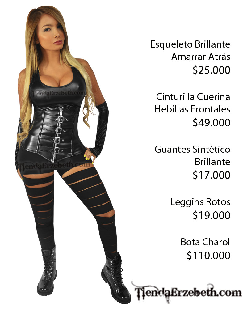 cinturillas corsets guantes brillantes cuerina leggins roto leggings velo malla blonda cuerina brillante hebillas botas dc martens cuero rock metal heavy gargantillas envios a todo el pais 3