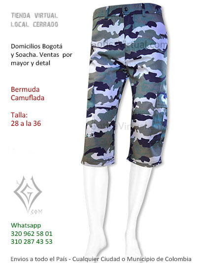pantaloneta camuflada