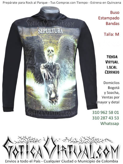 buso sepultura estampado bandas economico venta online envios armenia popayan quindio neuva cucuta colombia