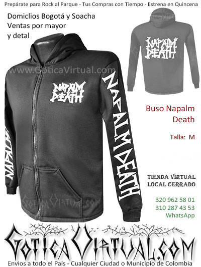 buso napalm death bandas rockalparque venta online domicilios bogota soacha envios tunja manizales valle santander colombia