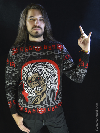 buso tejido en lana grueso iron maiden eddie envios nacionales domicilios bogota soacha