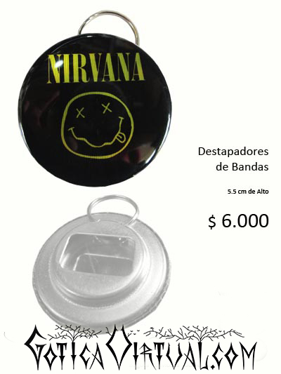 destapador nirvana banda grunge colombia envios medellin cali manizales pereira armenia tunja yopal