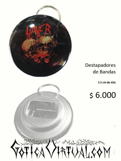 destapador de cerveza slayer bogota colombia bandas thrash metal envios medellin cali pereira leticia araunca valledupar