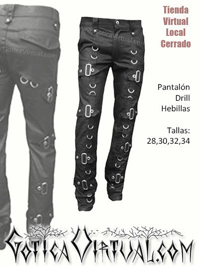 hebillas drill pantalon caballero negro varias tallas envios colombia manizales pasto bogota armenia santander