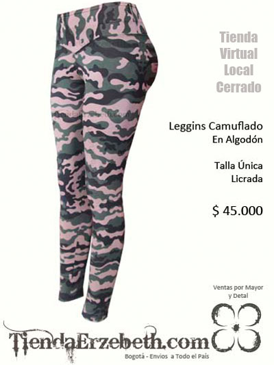 leggins camuflado algodon verde ropa metalera estilo rock death heavy tienda gotica bogota medellin manizales barranquilla cali