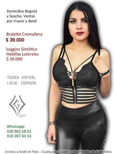bralette negro cremallera aros sexy economico venta online domicilios bogota cali cesar tunja yopal cucuta colombia