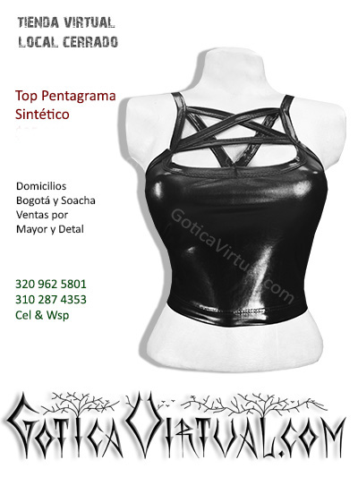 top blusa pentagrama sintetica bogota tienda online rock metal gotica virtual bogota cali chia mosquera santander funza zipaquiera colombia